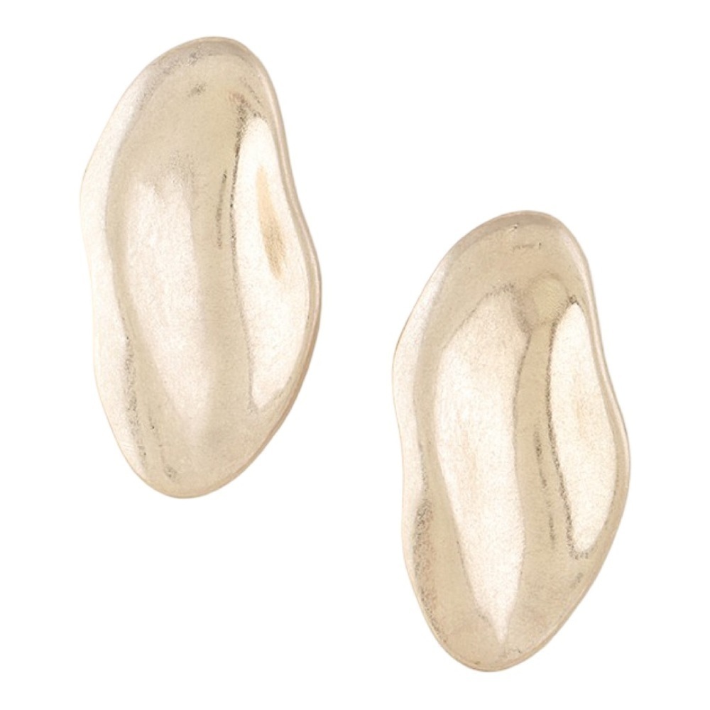 Abstract Ripple Statement Earrings (5036) - Picture 2 of 4